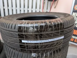 1x Sommerreifen 195/65 R15 91V Continental UltraContact 6mm DOT 1922 - Bild 1