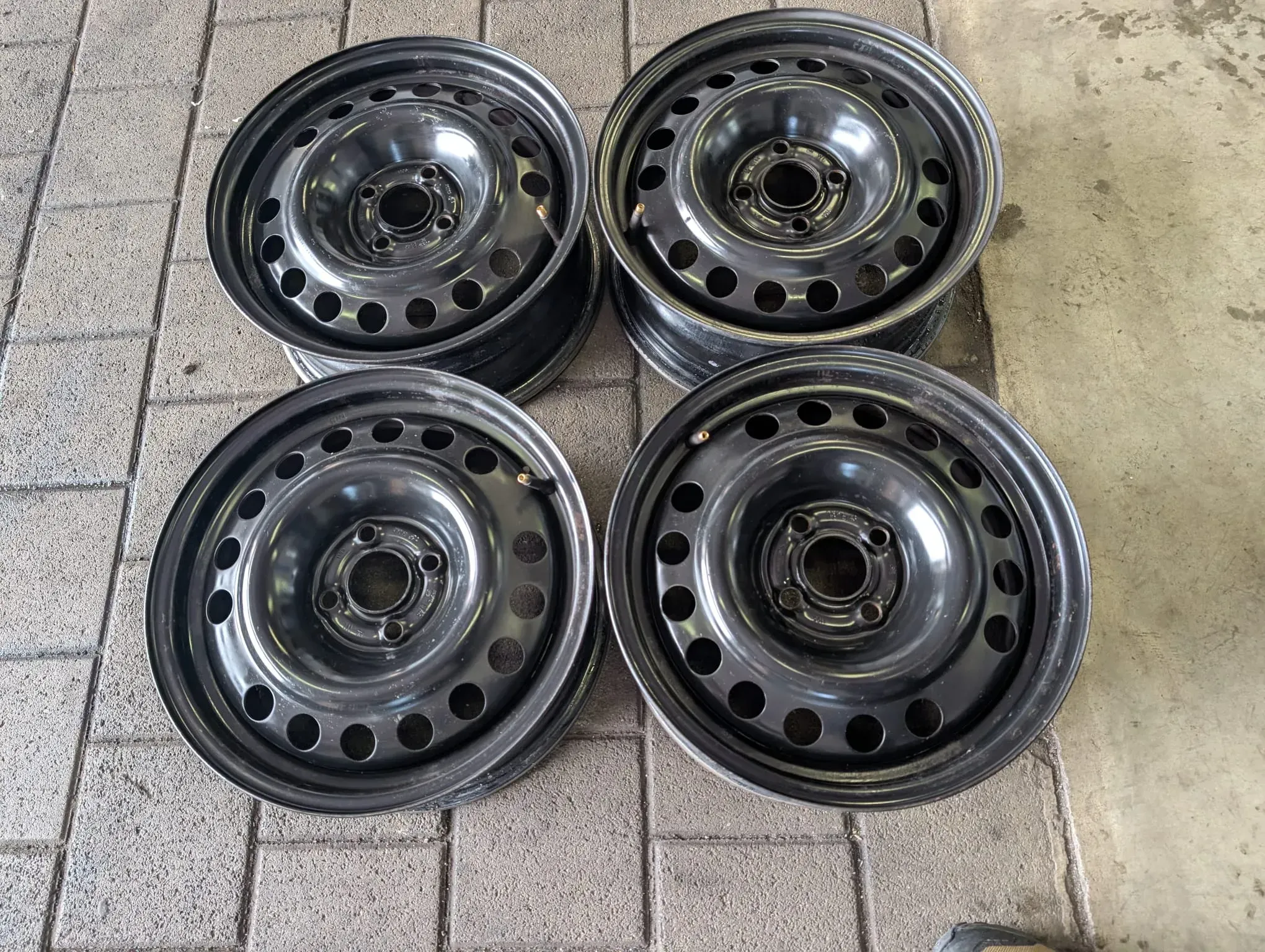 Stahlfelgen Opel Meriva A Tigra 6Jx15 ET 43 4x100 - Bild 1