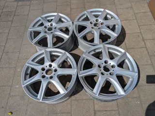 Alufelgen 17 Zoll Audi A4 A5 Mercedes W203 W211 W208 R171 R172 7Jx17 ET 38 5x112 - Bild 1