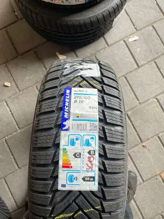 1x Winterreifen 215/60 R16 99H Michelin Alpin 6 DOT 3619 - Bild 1