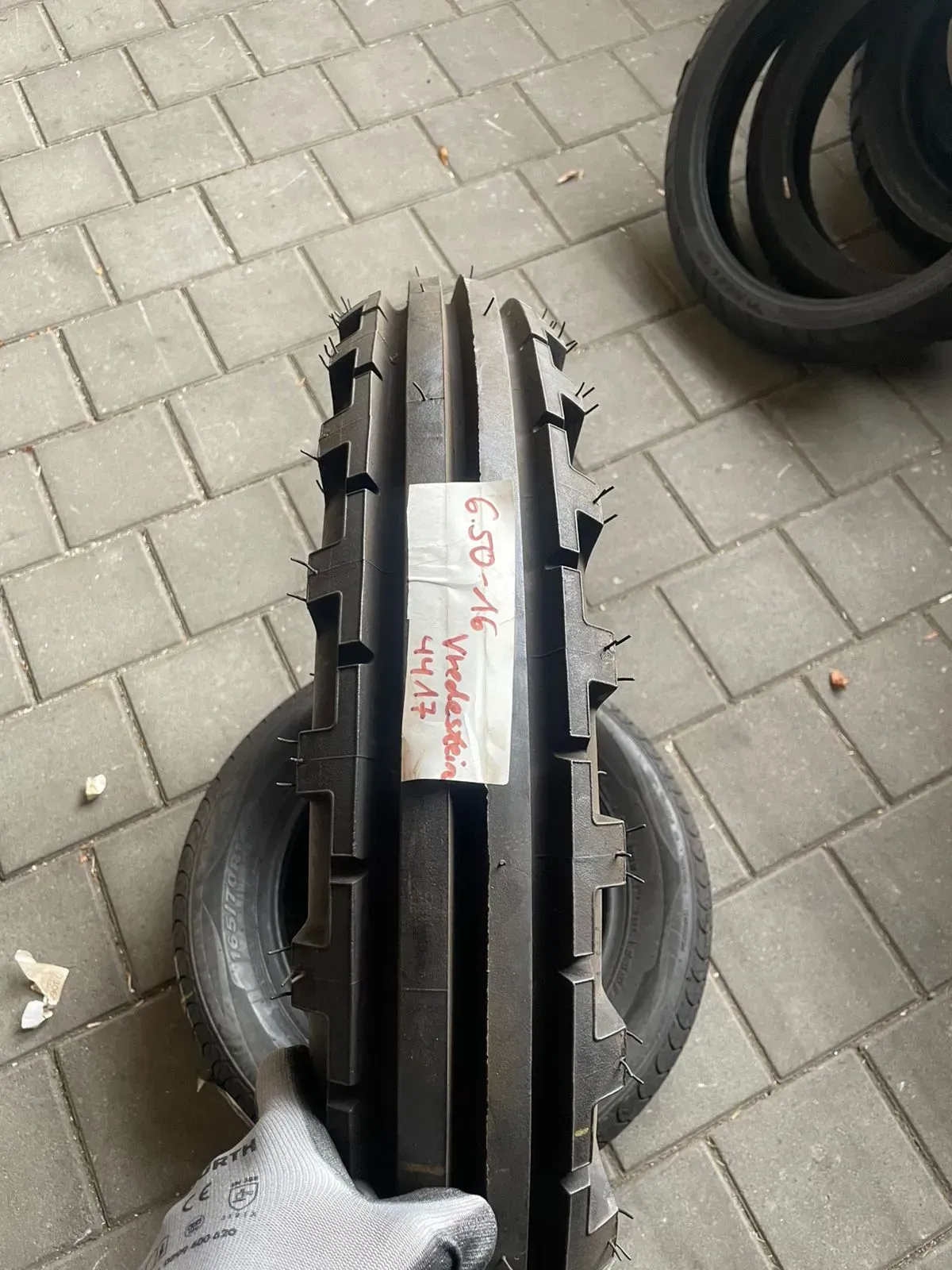 Traktor Reifen Vredestein Lug Ring 1 6.50-16 91A8 6PR DOT 4417 - Bild 1
