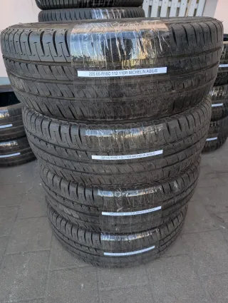 4x Sommerreifen 225/65 R16C 112/110R Michelin Agilis DOT 3317 - Bild 1