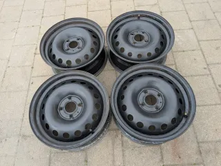 Stahlfelgen Renault Clio Modus Dacia Logan Sandero 6Jx15 ET 50 4x100 - Bild 1