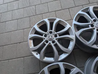 Alufelgen Original Mercedes C-Klasse W205 7Jx17 ET 48,5 5X112 RDKS A2054010200 - Bild 5