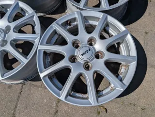 Alufelgen 14" VW Polo 9N 6R Fox Skoda Fabia Seat Ibiza 5,5Jx14 ET 40 5x100 - Bild 5