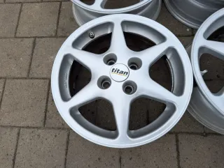 Alufelgen Opel Astra F G Corsa D Adam Tigra Fiat Punto 199 15 Zoll 6Jx15 ET 38 - Bild 3