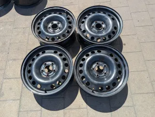 4x Opel Stahlfelgen Astra-H Zafira-B Meriva-B 6,5Jx16 ET37 5x110 - Bild 1