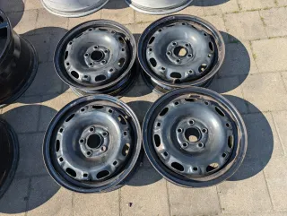 Stahlfelgen VW Fox Polo 9N Seat Ibiza Skoda Fabia 5Jx14 ET 35 5x100 - Bild 1
