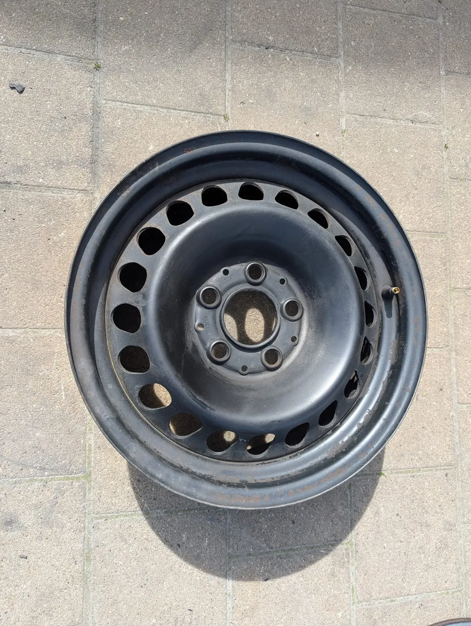 Stahlfelge Mercedes W210, CLK W208, SLK R170 7Jx15 ET37 5x112 - Bild 1