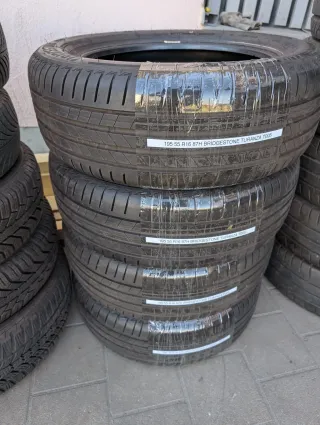 4x Sommerreifen 195/55 R16 87H Bridgestone Turanza T005 DOT 0520 - Bild 1