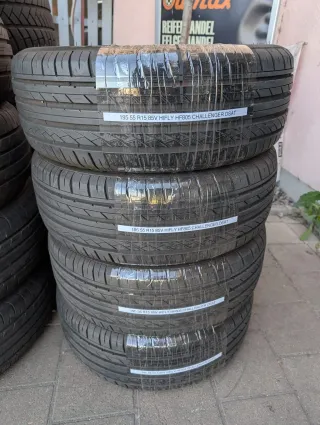 Top! 4x Sommerreifen 195/55 R15 85V Hifly HF805 Challenger DSAT 7mm DOT 1123 - Bild 1