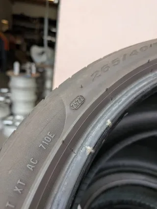 2x Sommerreifen 265/40 R21 101Y N0 Pirelli PZero DOT 2522 5-6mm - Bild 4