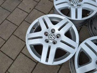 Alufelgen Original VW Golf 4 New Beetle Bora 6Jx15 ET 38 5x100 1J0601025Q - Bild 2