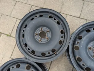 Stahlfelgen VW Polo 6R Skoda Fabia Seat Ibiza 6Jx15 ET 38 5x100 - Bild 3