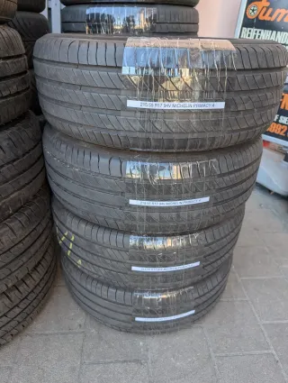 4x Sommerreifen 215/55 R17 94V Michelin Primacy 4 DOT 0321 5-6mm - Bild 1