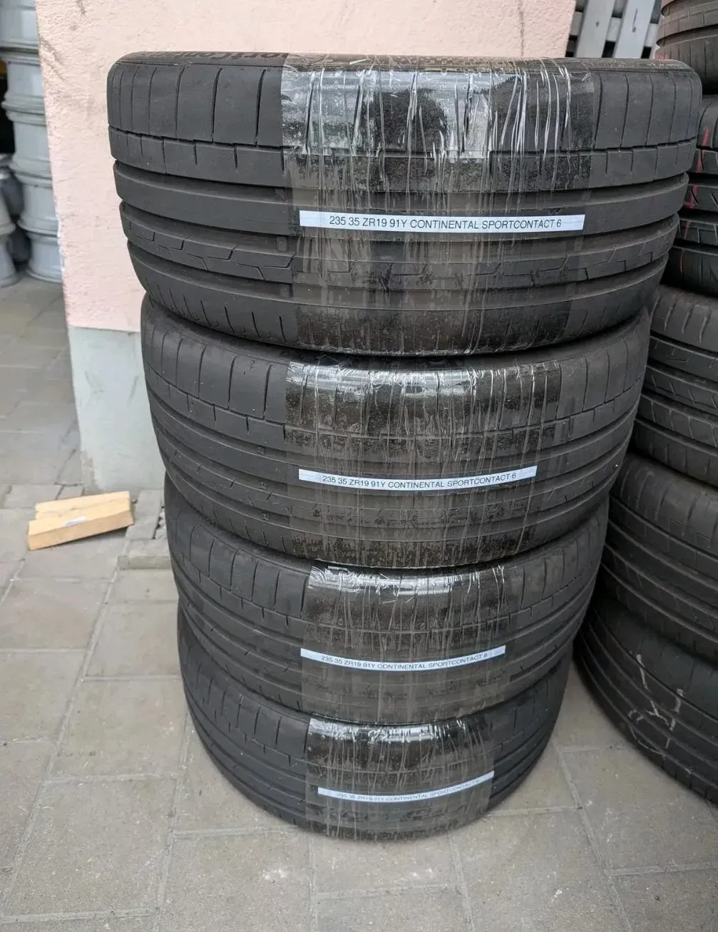 4x Sommerreifen 235/35 ZR19 91Y Continental SportContact 6 DOT 0720 5-6mm - Bild 1