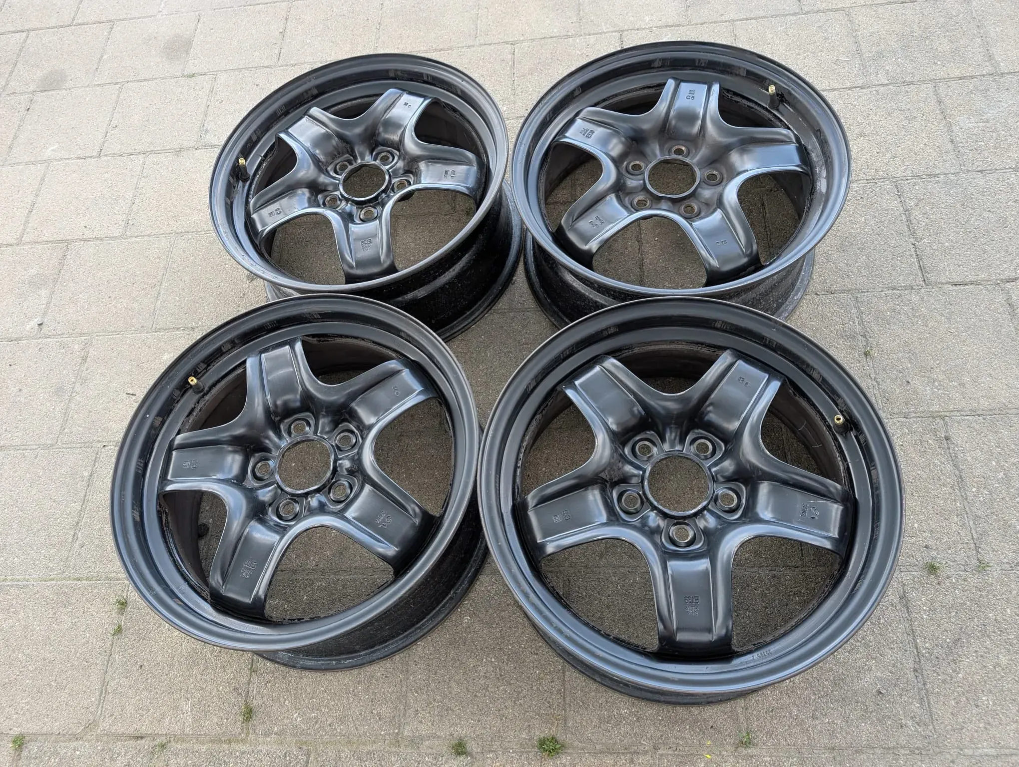 4x Stahlfelgen Original Opel Astra H Meriva B Zafira B 6,5Jx16 ET 39 5x110 - Bild 1