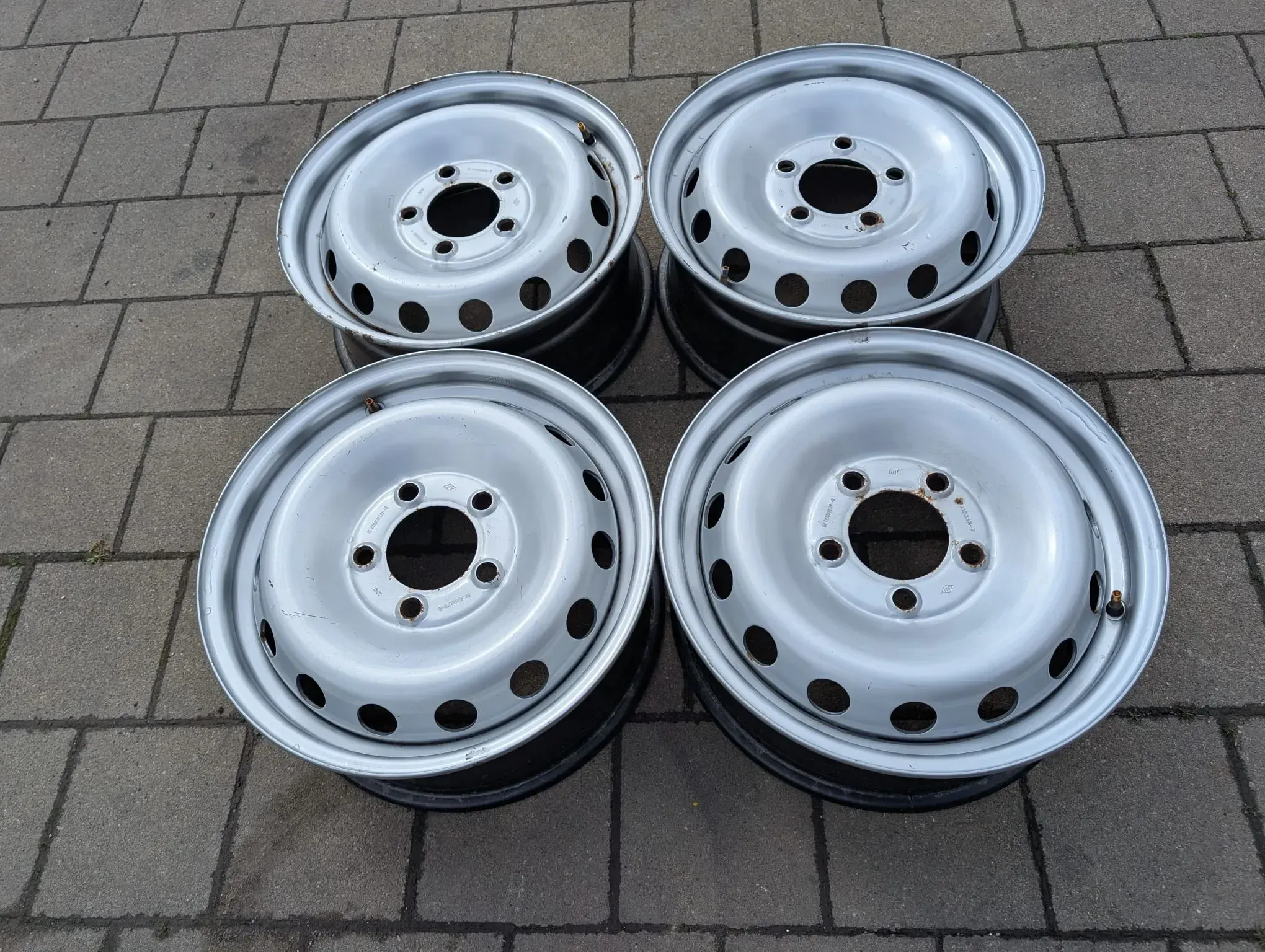 4x Stahlfelgen 6,5x16 ET66 5x130 Opel Movano,Renault Master,Nissan NV400 - Bild 1