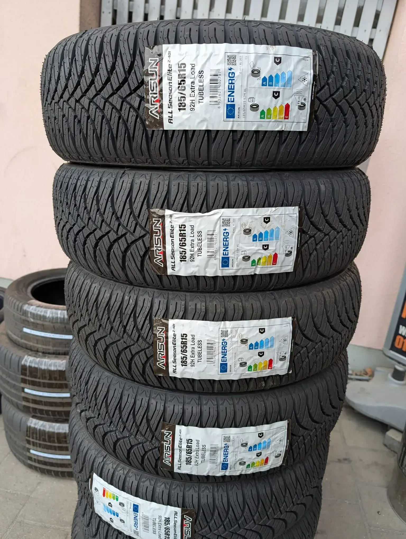 NEU! 4x Allwetterreifen 185/65 R15 92H XL Arisun AllSeasonElite z-401 DOT 2025 - Bild 1