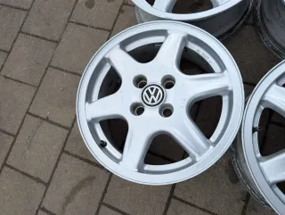 Alufelgen Original VW Golf 3 Joker 6Jx15 ET 45 4x100 1H0601025AE - Bild 5