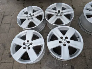 Alufelgen Original VW Polo 9N 6.5Jx16 ET 43 5x100 6Q0601025S - Bild 1