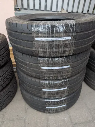 4x Sommerreifen 205/75 R16C 113/111R Continental ContiVanContact 200 DOT 20 6mm - Bild 1