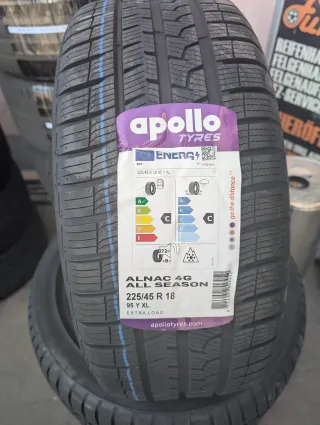 Neu! 4x Allwetterreifen 225/45 R18 95Y XL Apollo Alnac 4G DOT 2224 - Bild 2