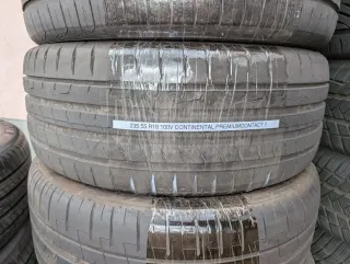 1x Sommerreifen 235/55 R18 100V Continental PremiumContact 7 8mm DOT 1325 - Bild 1