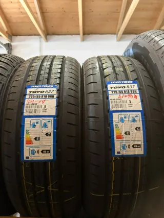 2x Sommerreifen 225/55 R18 98H Toyo Toyo R37 DOT 4418 - Bild 1