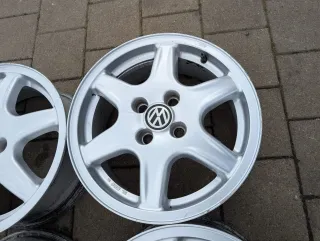 Alufelgen Original VW Golf 3 Joker 6Jx15 ET 45 4x100 1H0601025AE - Bild 3