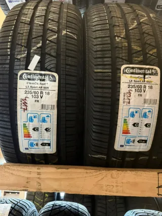 2x Winterreifen 235/60 R18 103V Continental CrossContact LX Sport AR SSR DOT 17 - Bild 1