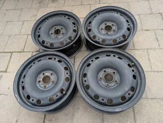Stahlfelgen VW Polo 6R Skoda Fabia Seat Ibiza 6Jx15 ET 38 5x100 - Bild 1