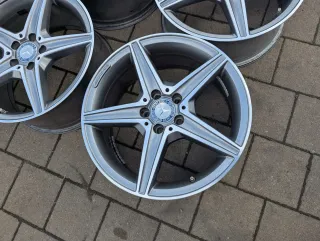 Alufelgen Original Mercedes C-Klasse W205 AMG 7,5J+8,5Jx18 ET 44/49 5x112 - Bild 5