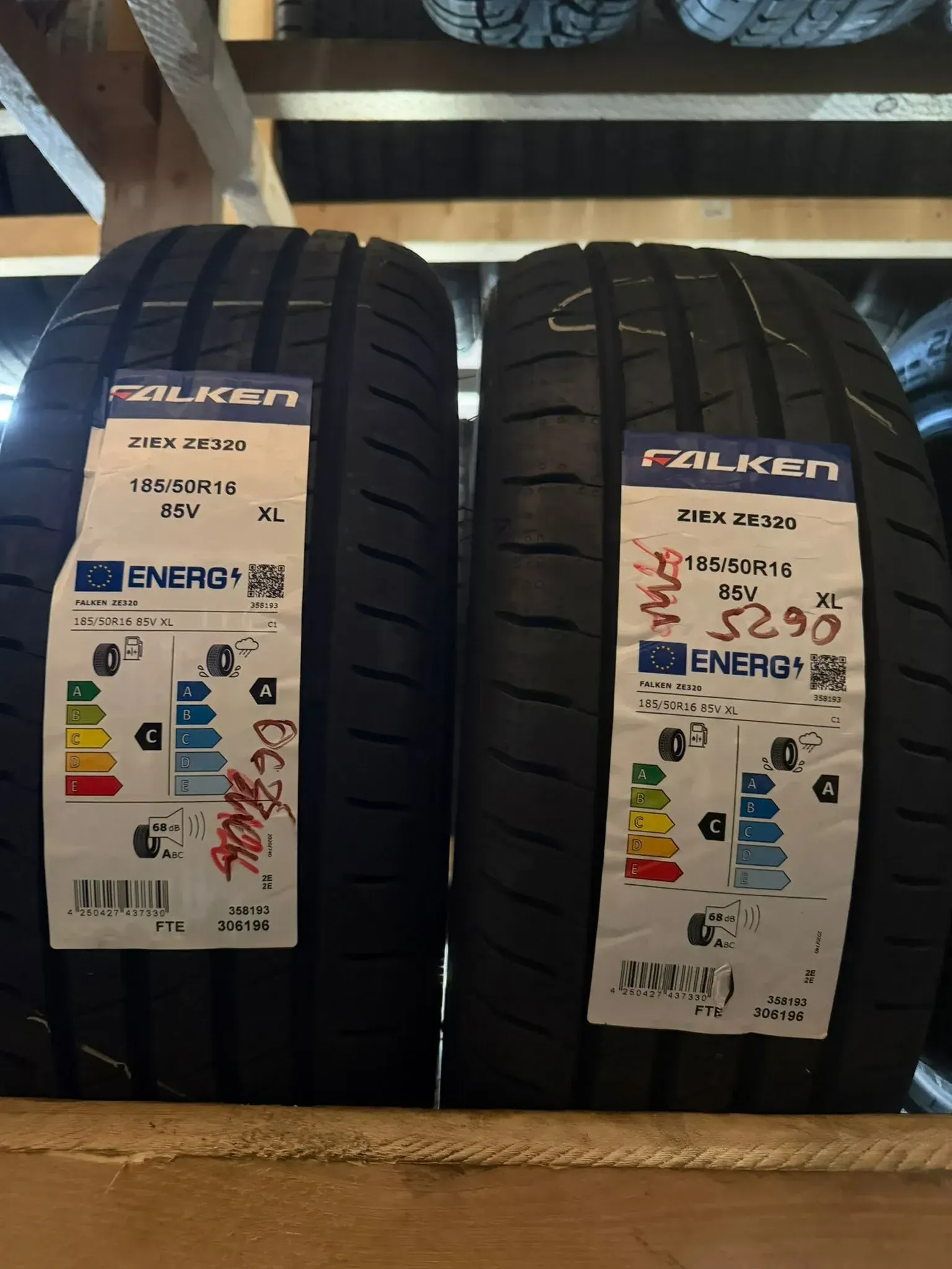 NEU! 2x Sommerreifen 185/50 R16 XL 85V Falken Ziex ZE320 DOT 0625 - Bild 1
