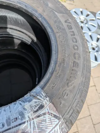 4x Sommerreifen 215/70 R15CP 109R Continental VancoCamper DOT 1423 - Bild 5