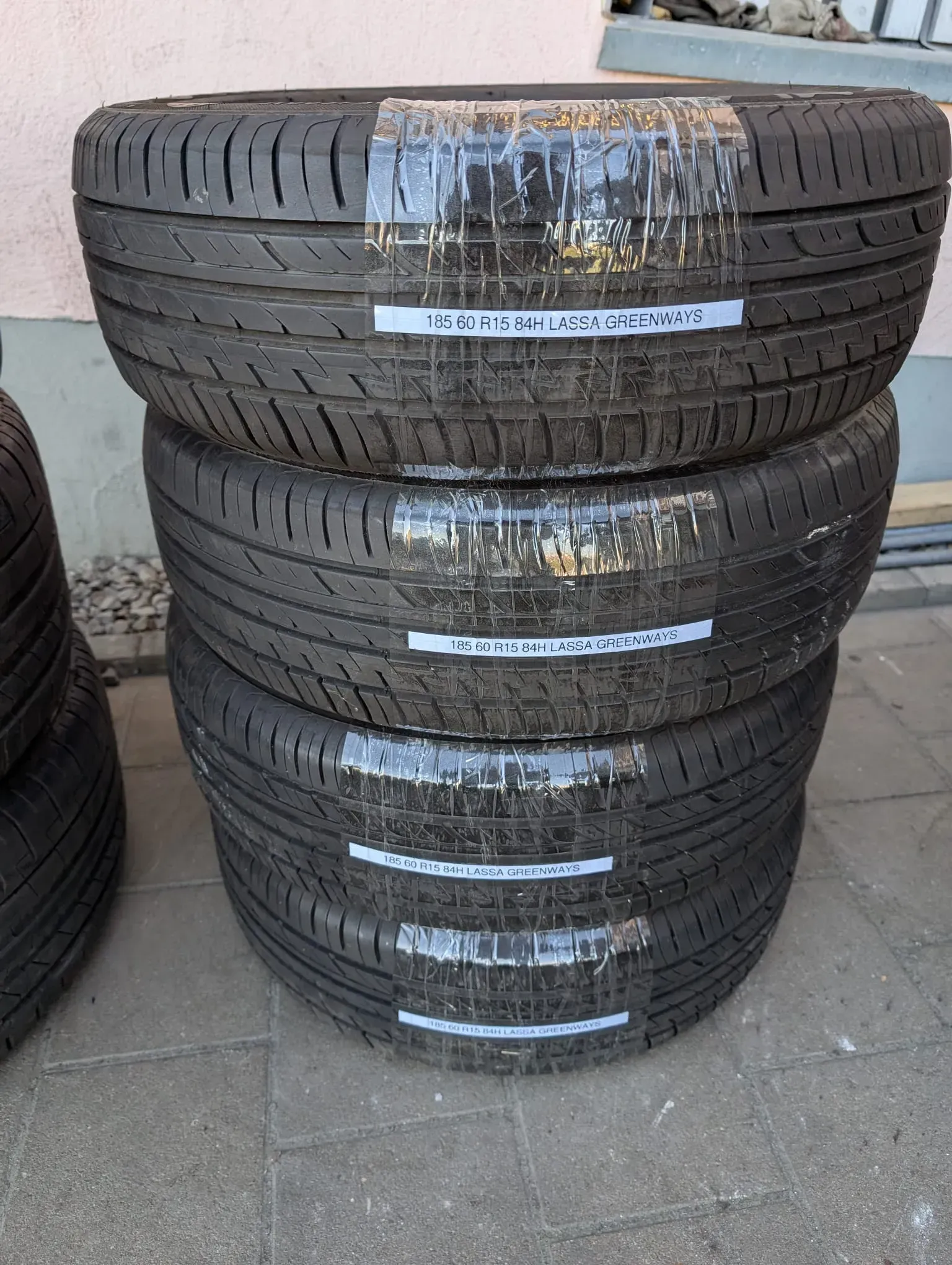 4x Sommerreifen 185/60 R15 84H Lassa Greenways DOT 1023 7mm - Bild 1