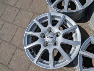 Alufelgen 14" VW Polo 9N 6R Fox Skoda Fabia Seat Ibiza 5,5Jx14 ET 40 5x100 - Bild 4