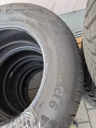 TOP! 2x Sommerreifen 195/65 R15 91V Continental EcoContact 6 DOT 2522 7mm - Bild 3