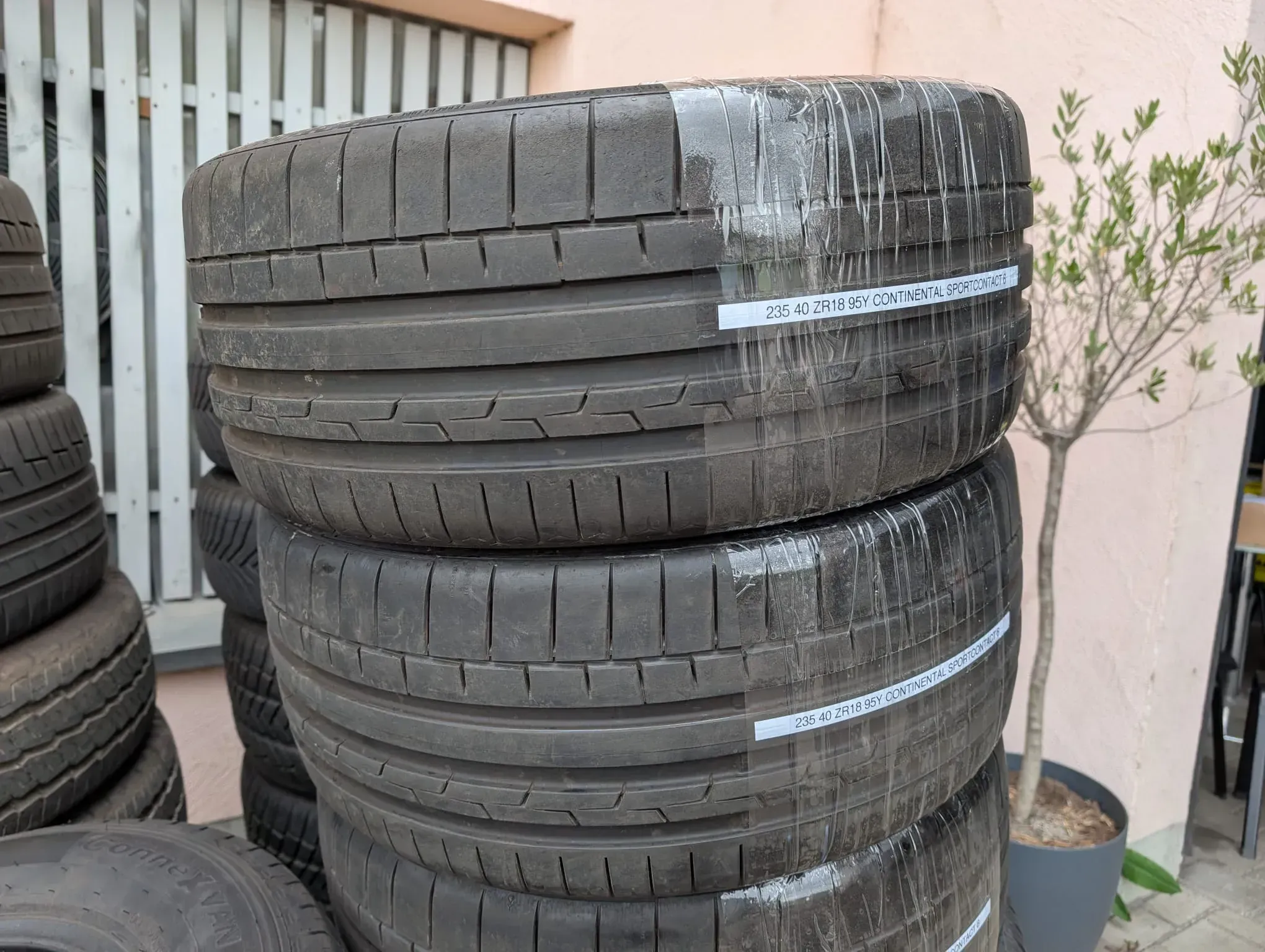 2x Sommerreifen 235/40 ZR18 95Y MO Continental SportContact 6 DOT 0224 5-6mm - Bild 1