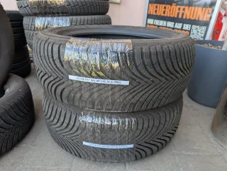 2x Winterreifen 215/55 R17 94V AO Michelin Alpin 5 DOT 3025 7-8mm - Bild 1
