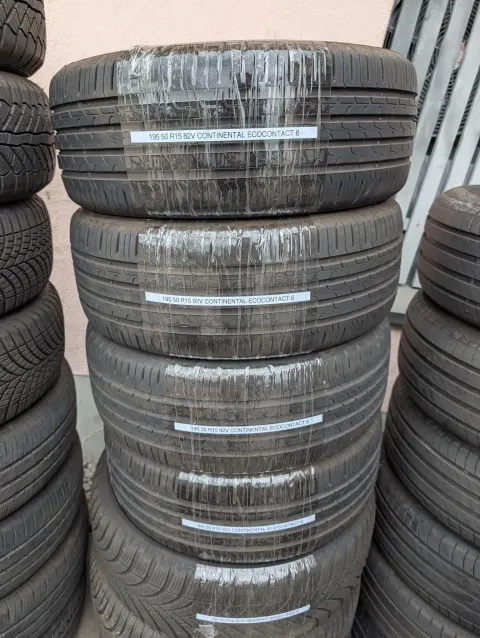 Background image for 4x Sommerreifen 195/50 R15 82V Continental EcoContact 6 5-6mm DOT 0520