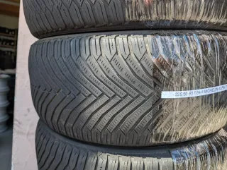 4x Winterreifen 225/50 R17 94H Michelin Alpin 7 DOT 3124 5-6mm - Bild 4