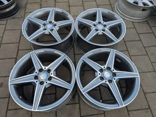 Alufelgen Original Mercedes C-Klasse W205 AMG 7,5J+8,5Jx18 ET 44/49 5x112 - Bild 1