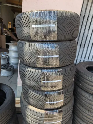 4x Winterreifen 225/50 R17 94H Michelin Alpin 7 DOT 3124 5-6mm - Bild 1