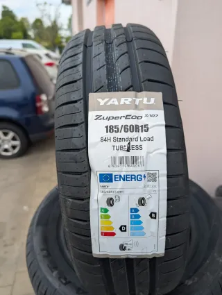 NEU! 4x Sommerreifen 185/60 R15 84H Yartu ZuperEco z-107 DOT 0225 - Bild 2