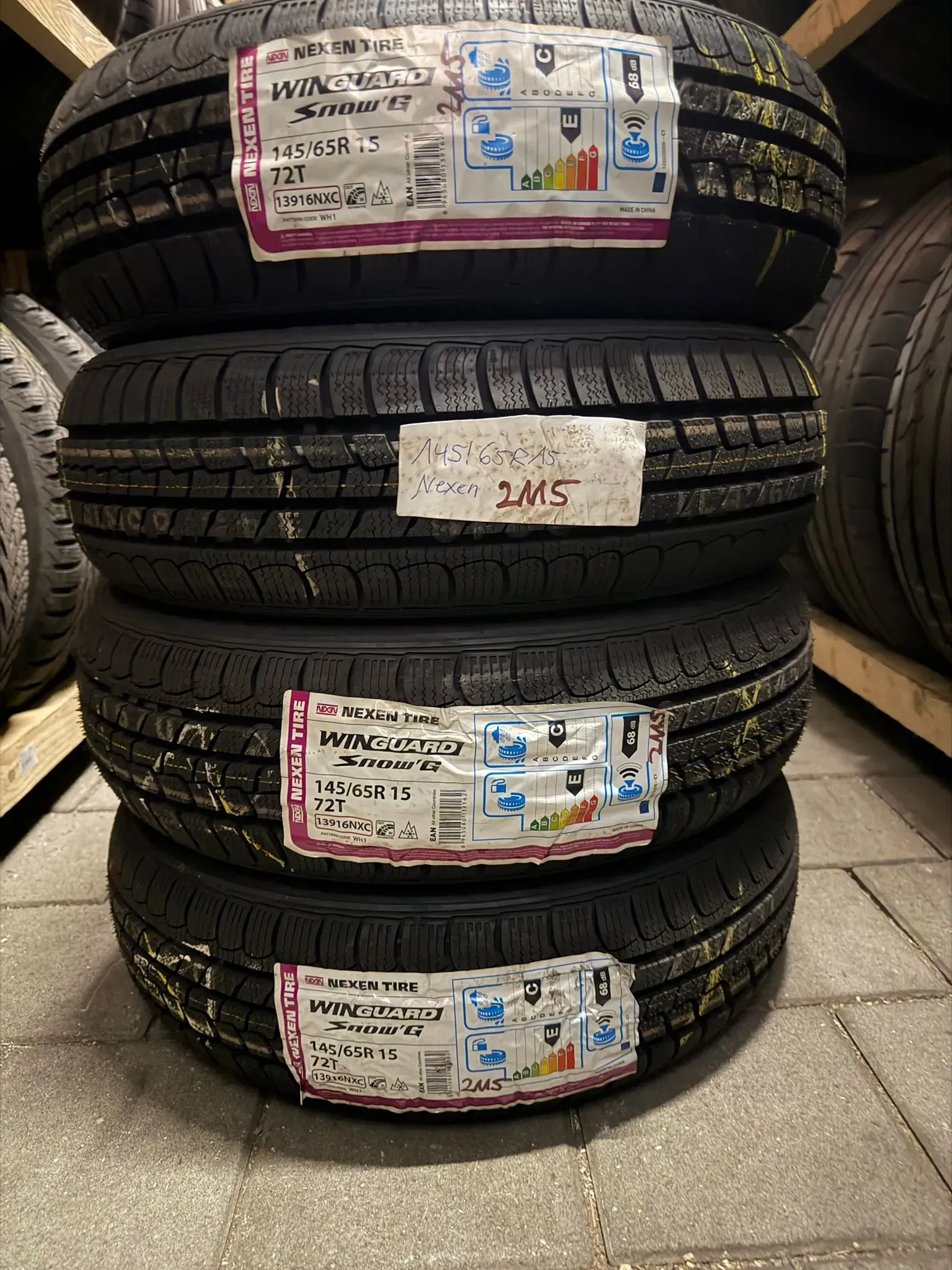 4x Winterreifen 145/65 R15 72T Nexen WinGuard Snow G DOT 2115 - Bild 1